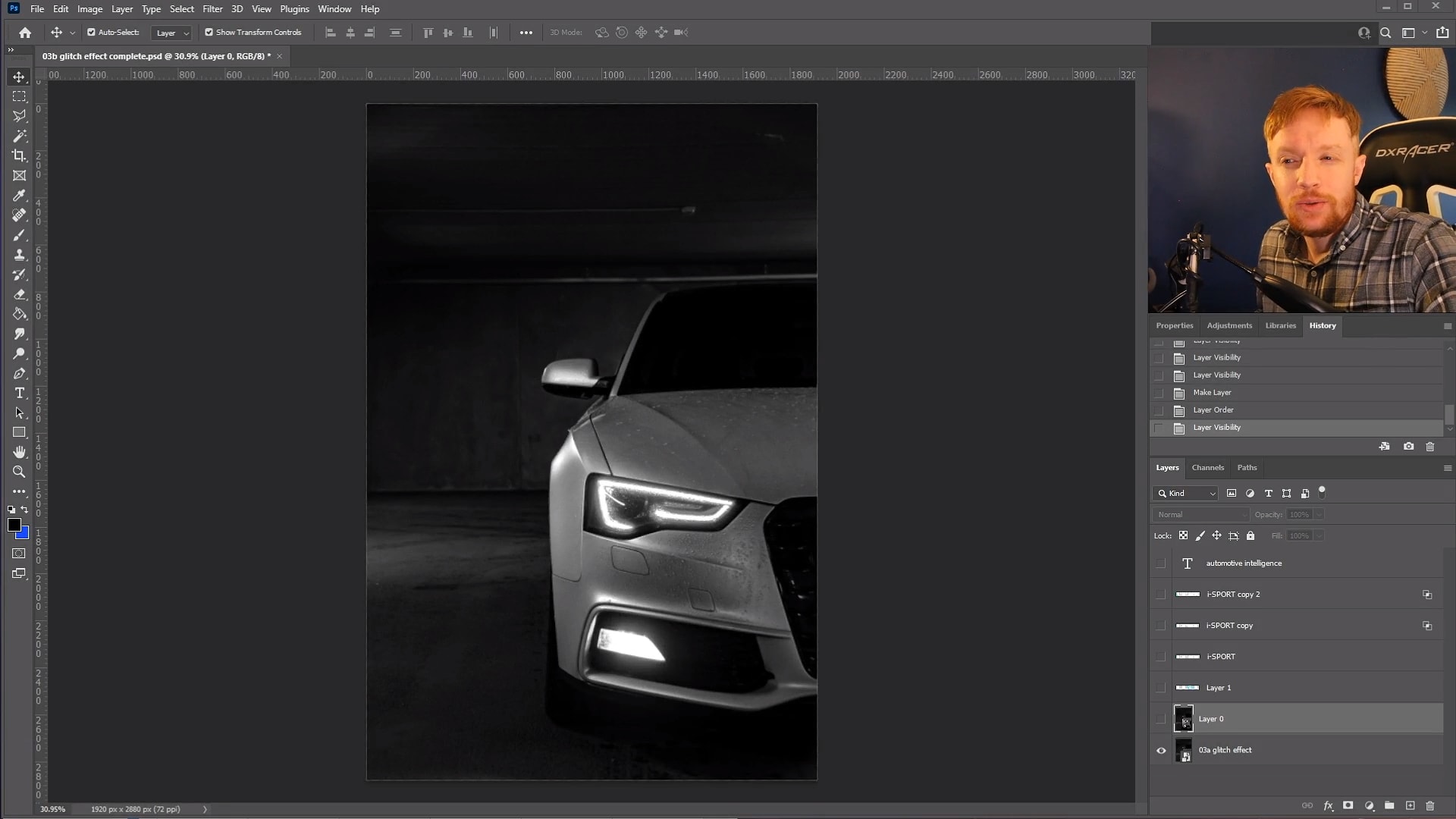 Session 3 | Glitch effect for a poster