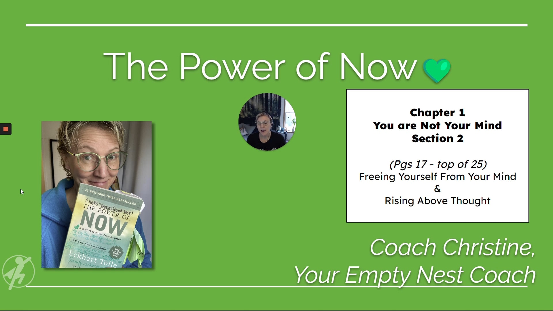 📖  The Power of Now #4: Chapter 1, Sections 2 & 3