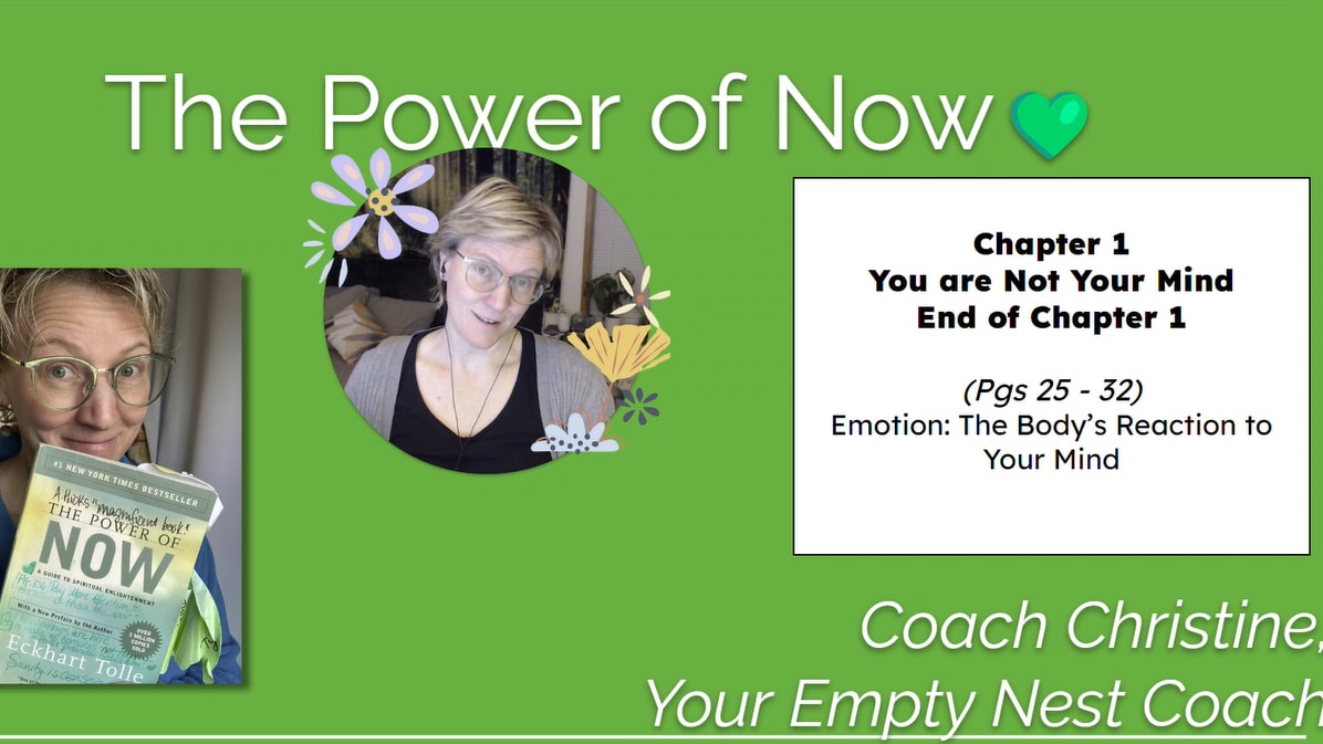📖 The Power of Now #5: Chapter 1, Section 4 (end of Chapter) (10:24)
