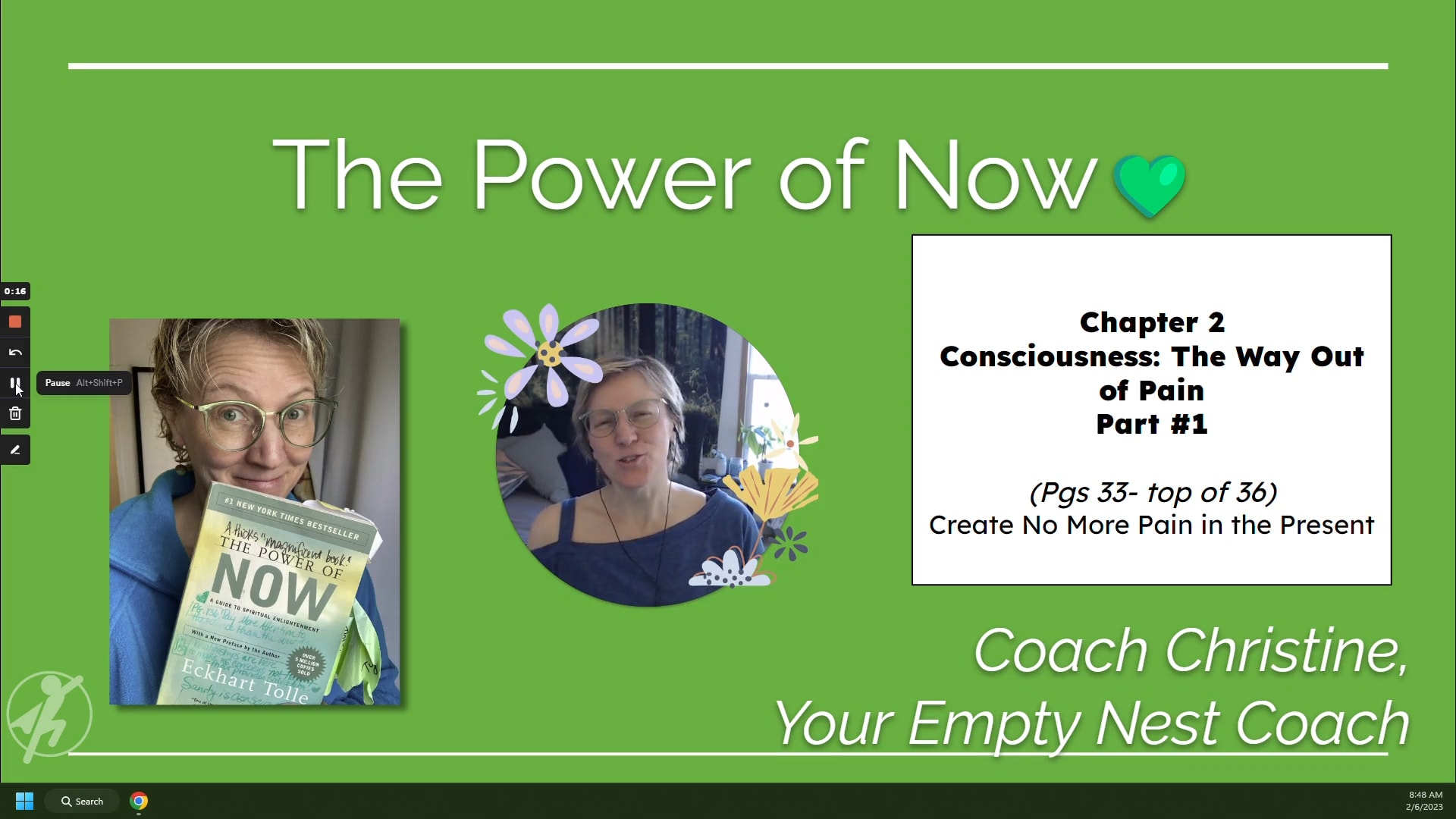 📖 The Power of Now #6: Chapter 2, Section 1 Consciousness: The Way Out of Pain - (pgs 33 - top of 36) 