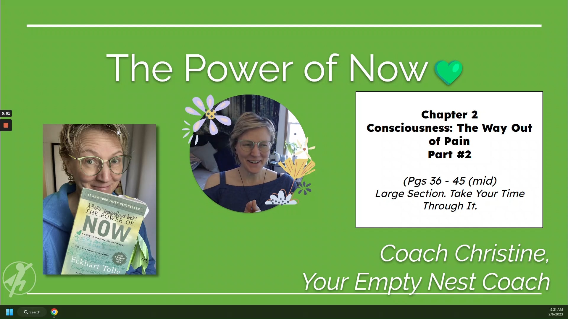 📖 The Power of Now #7: Chapter 2, Section 2 - You Are Not Your Mind BIG LESSON (pgs 36 - mid 45)