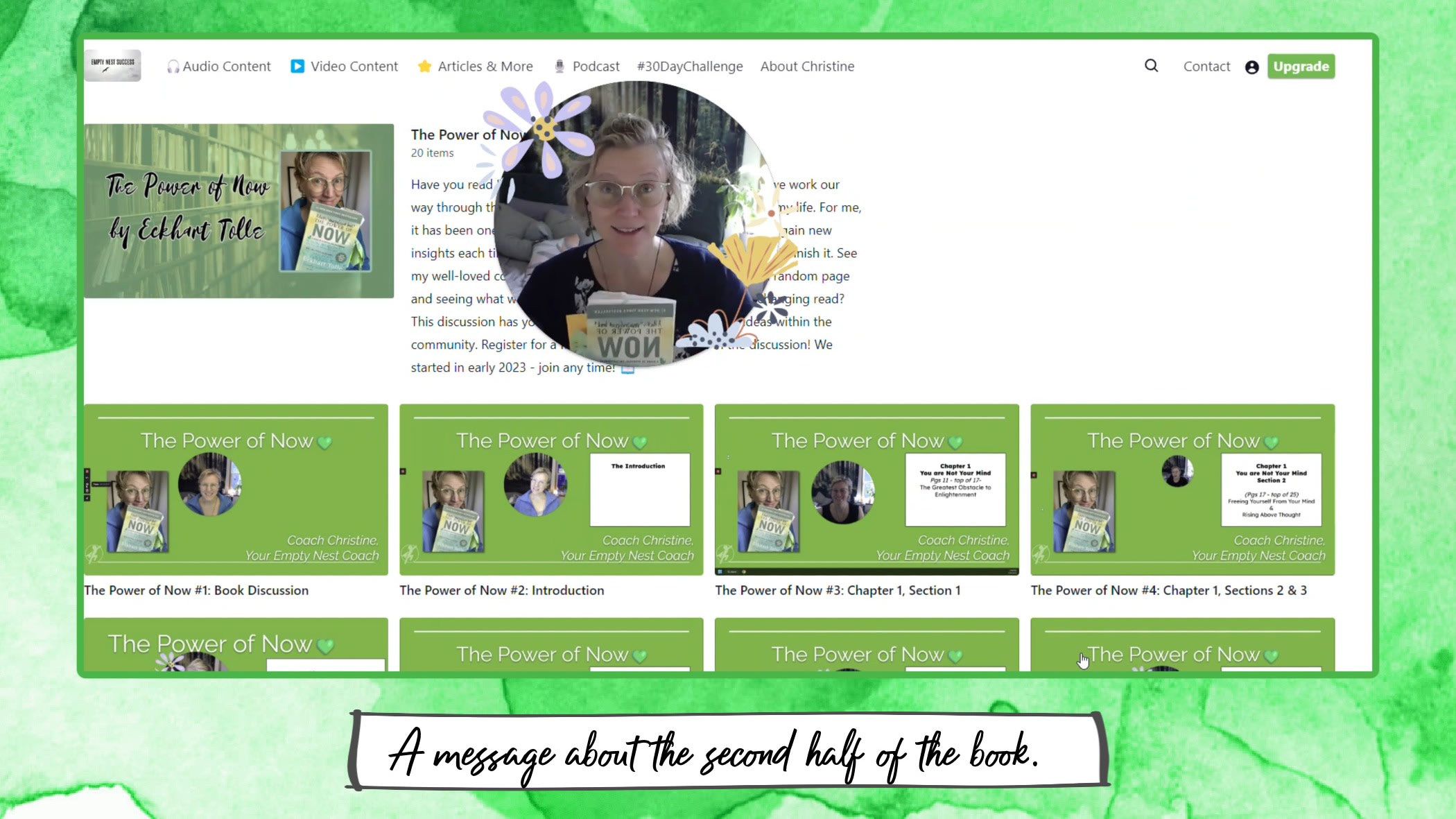 📖 The Power of Now #21: A Message about the 2nd half of the book