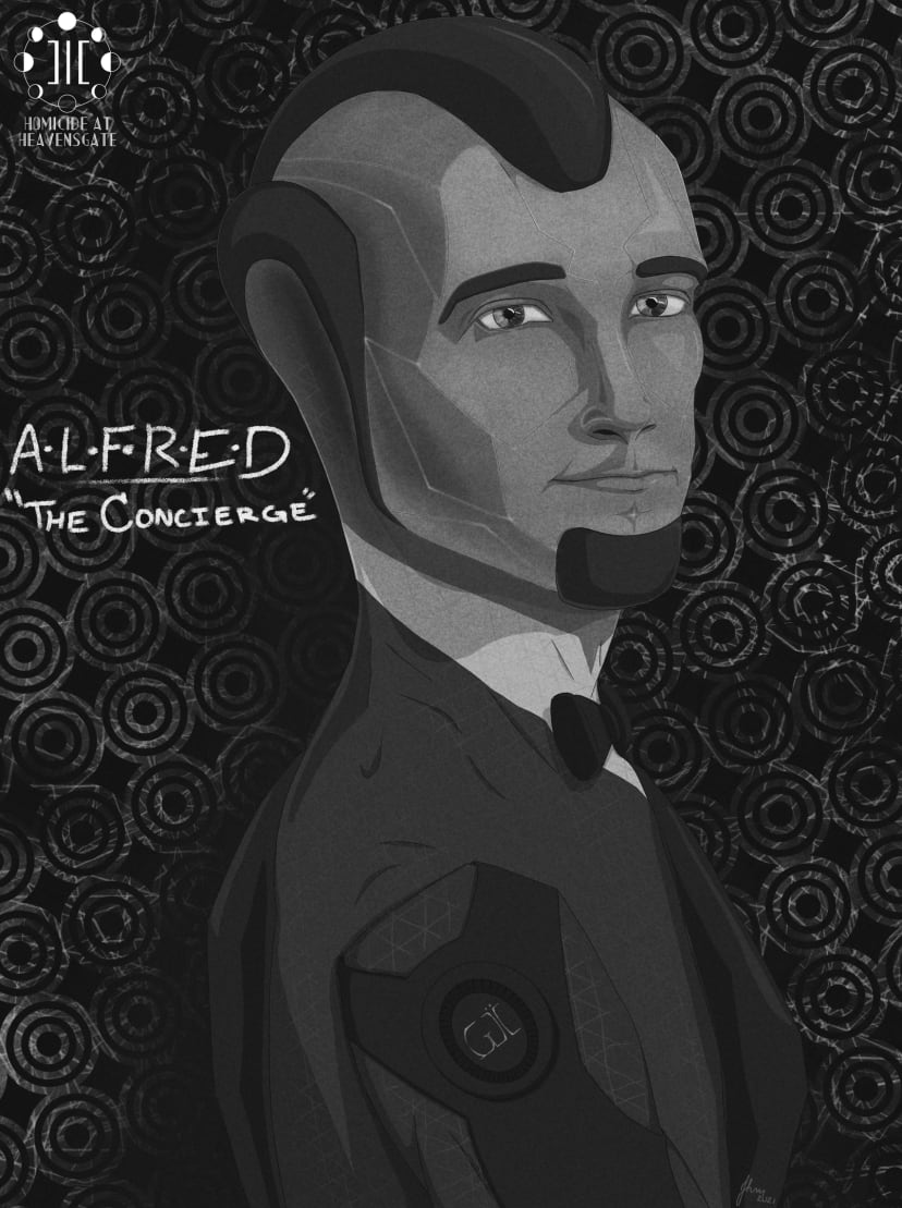 Autonomous Lunar Facility & Resort Executive Droid.