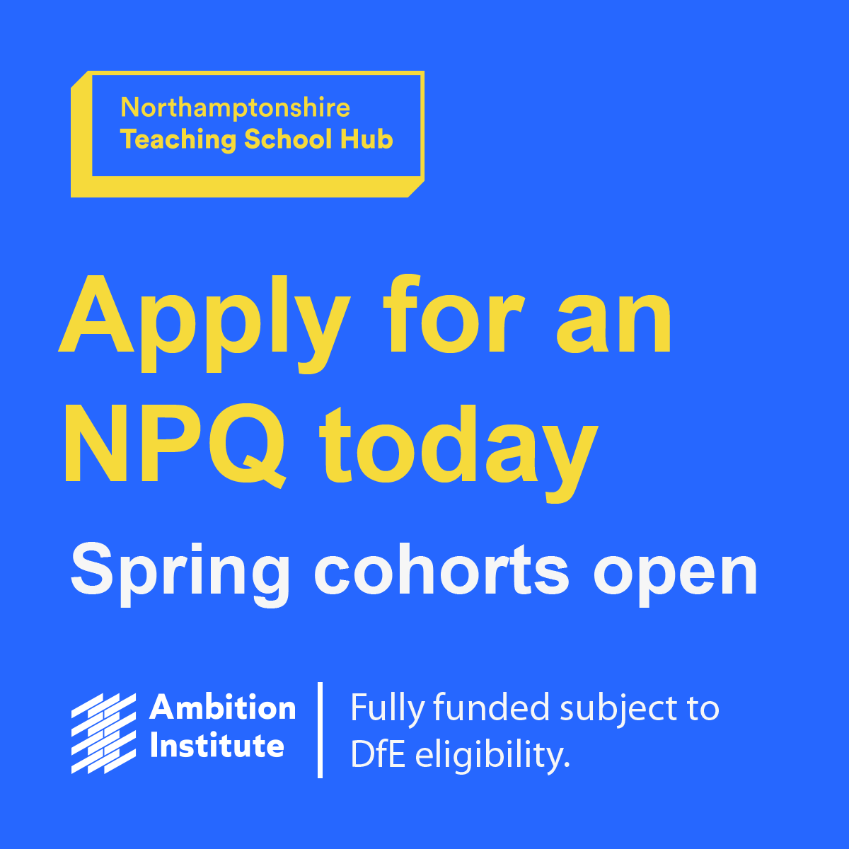 The Reformed NPQs: Spring Registration Open