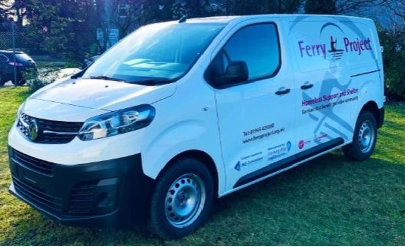 Anglian Water recently donated a van to the Ferry Project in Wisbech