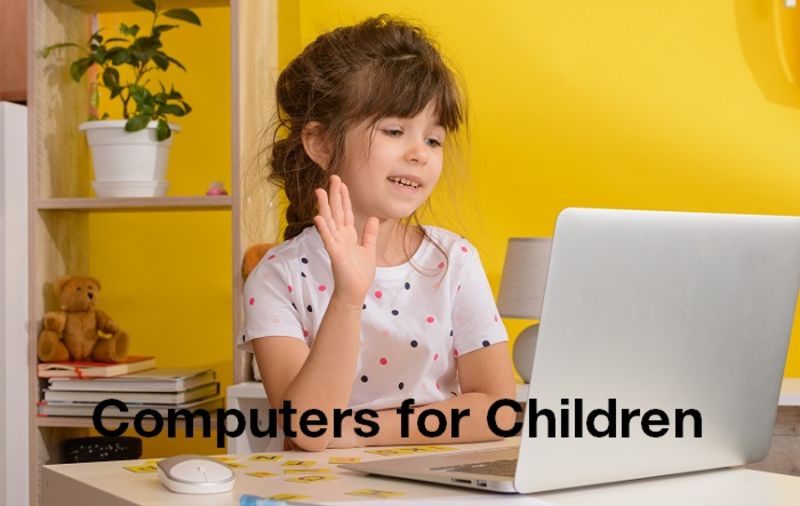 Donating PCs to children for their education
