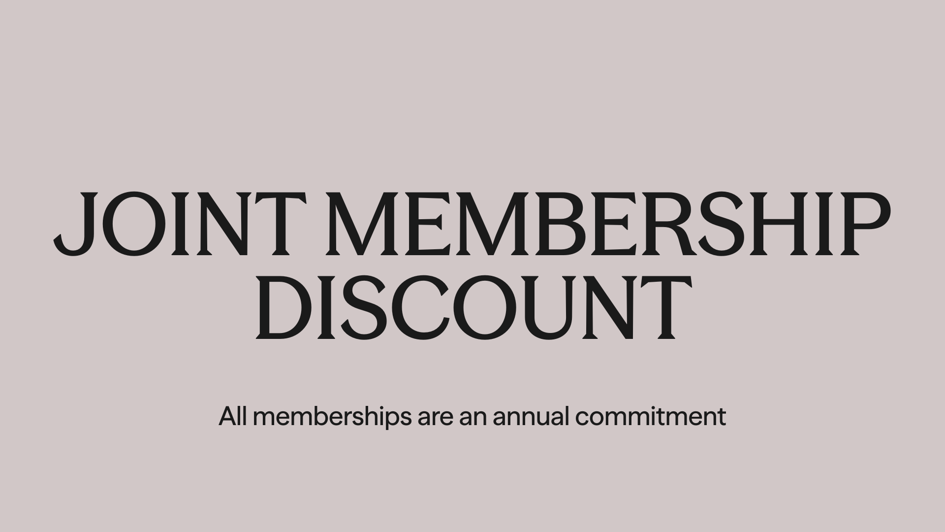 Professional Membership (Joint Membership Discount)