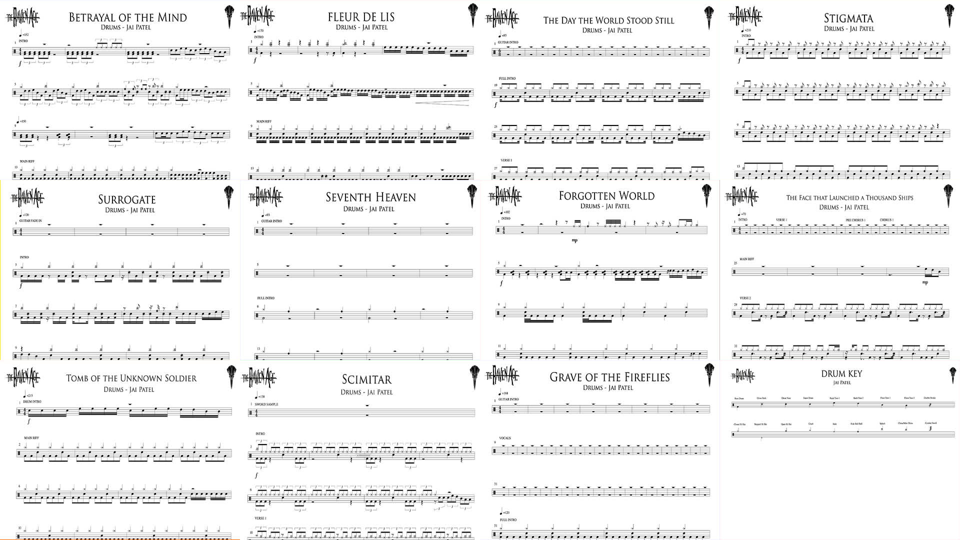 All Drum Transcriptions for 'Conspiracy'