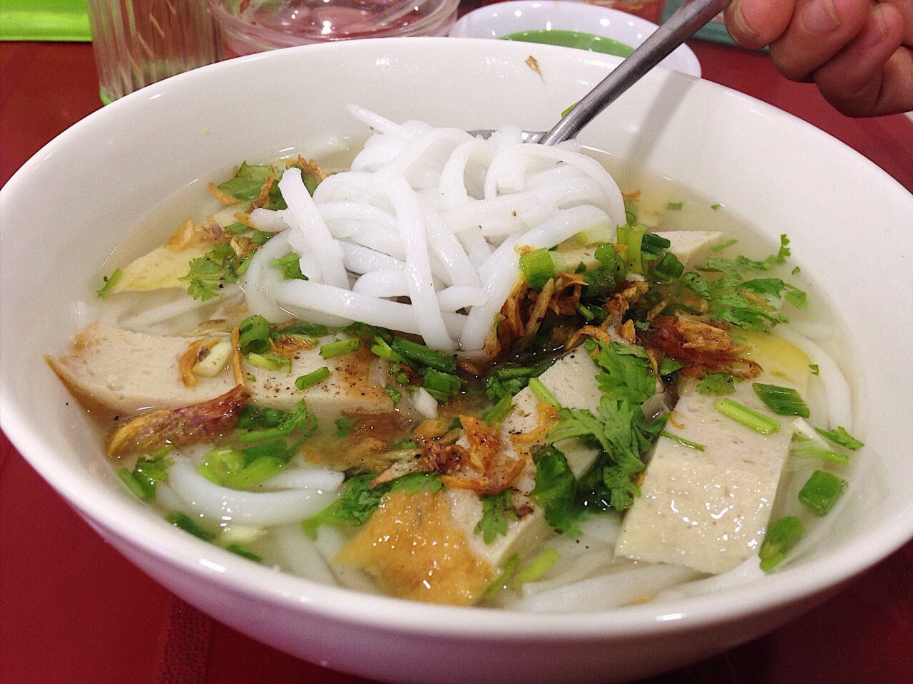 Bánh canh Phan Rang nóng hổi