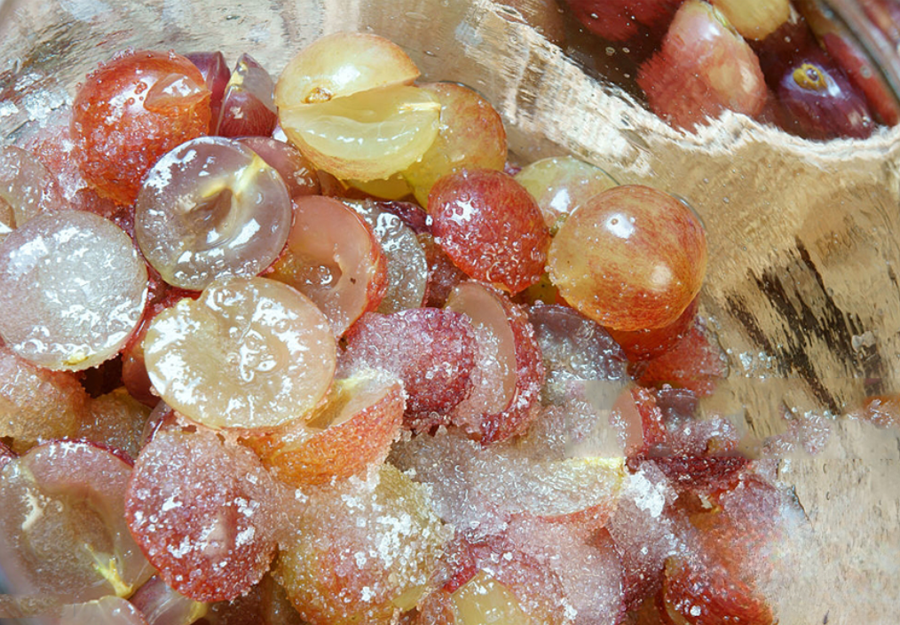 1 lớp nho 1 lớp đường - cách làm rượu nho chuẩn