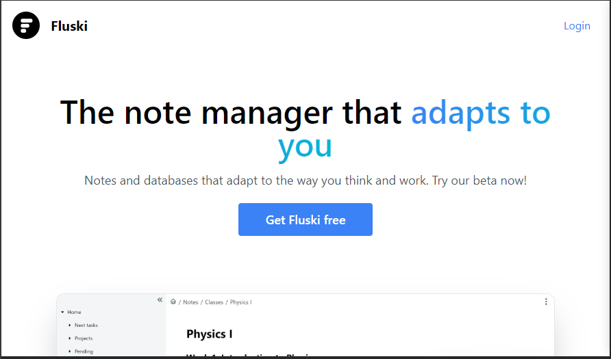 Fluski HomePage