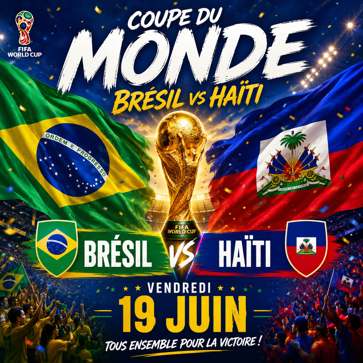 Haiti vs Brésil