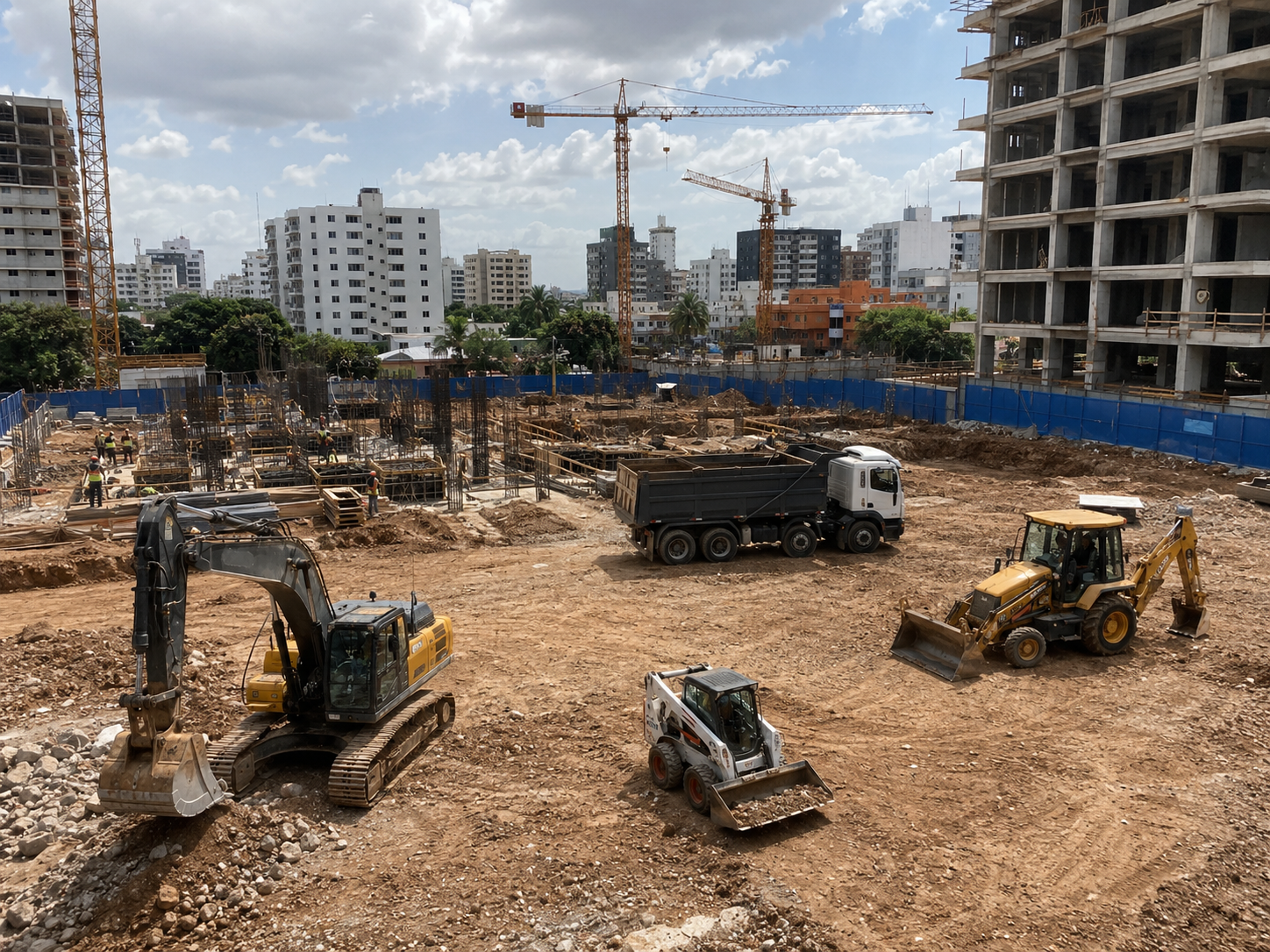 Top 5 equipos de maquinaria pesada más demandados en República Dominicana