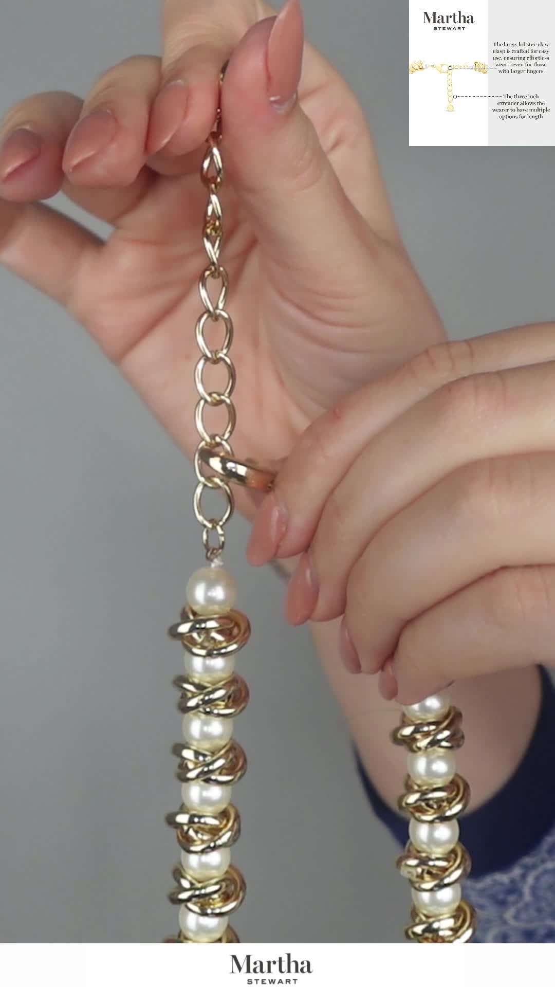 マーサスチュワート triple chain Martha Stewart Jewelry | Martha Stewart Pearl Necklace