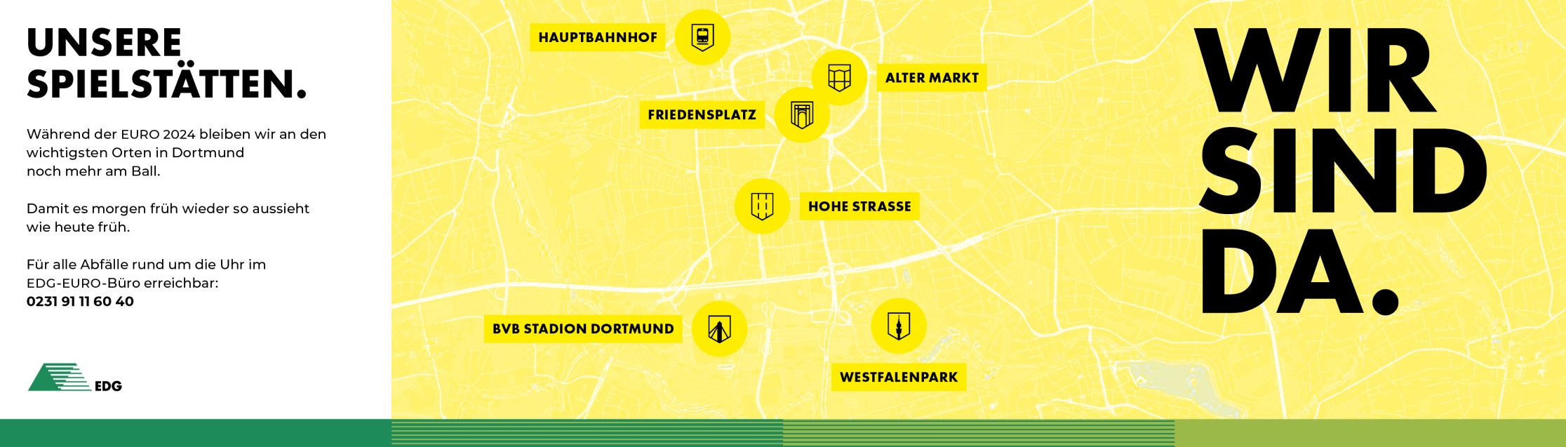 Anzeige EDG in der Zeitung während der EM-Kampagne 2024