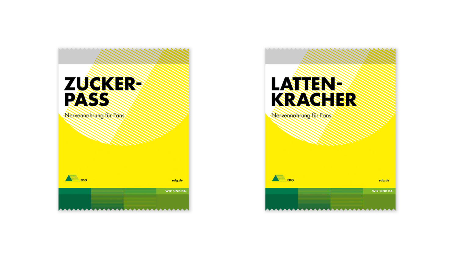 Süßigkeiten EDG während der EM-Kampagne 2024