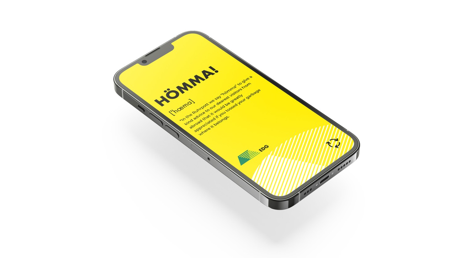 App für die Übersetzung der Ruhrgebietssprache für die EDG im Rahmen der Euro 24