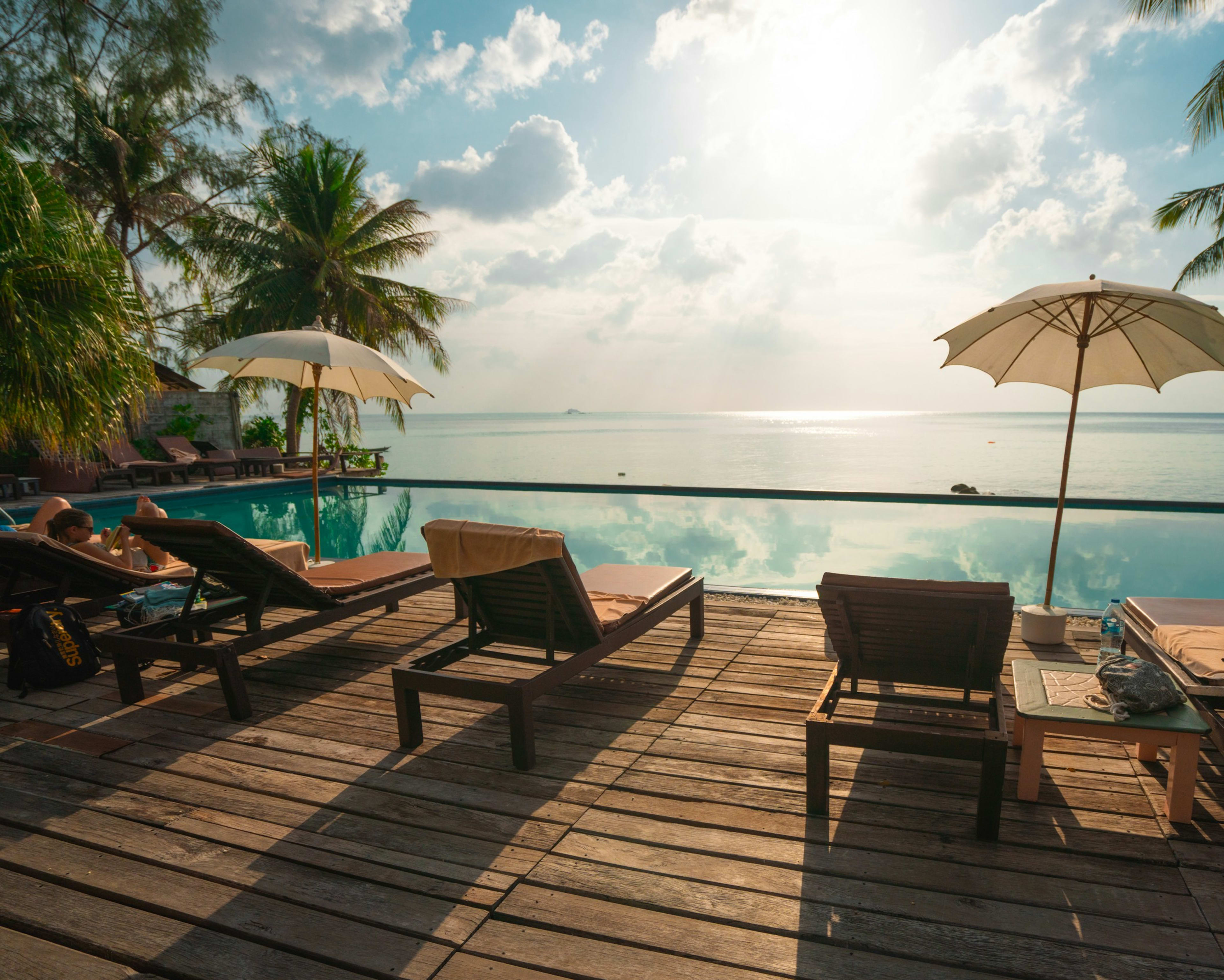 Vacation Rental in Playa Mujeres, Cancun at golden hour