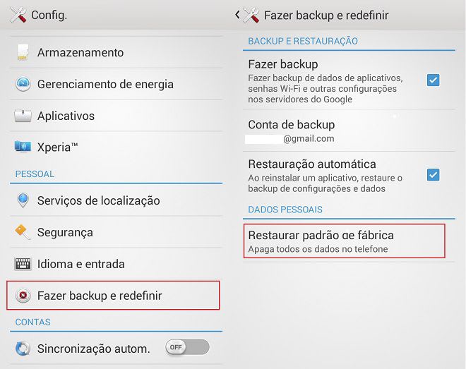 Image 4: Android lento formatar