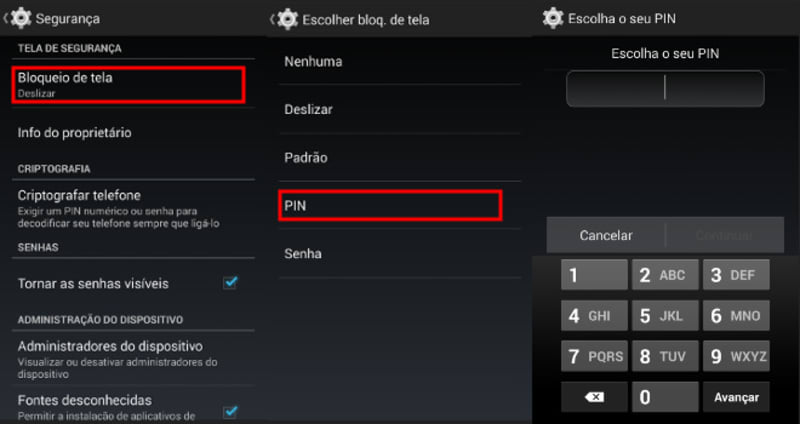 Ops! Não consigo desbloquear o meu Android!
