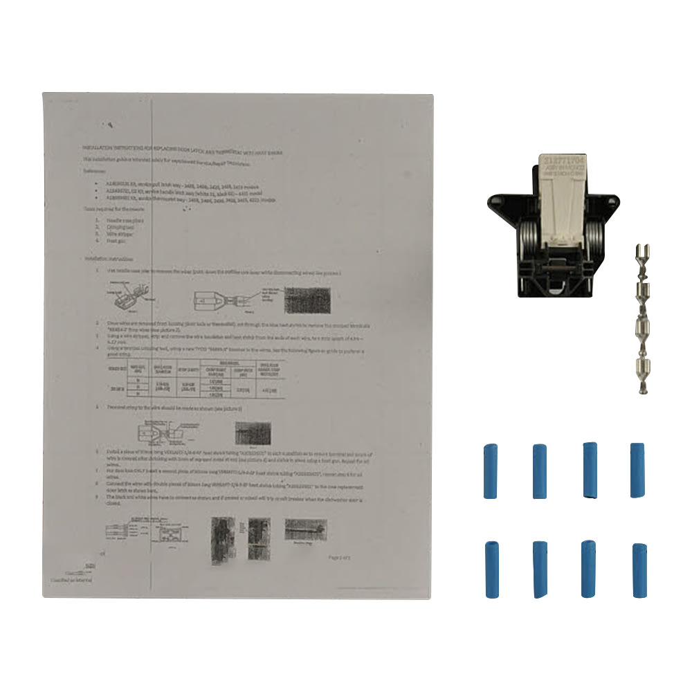 Frigidaire 5304525218 Dishwasher Latch Assembly 5304516818