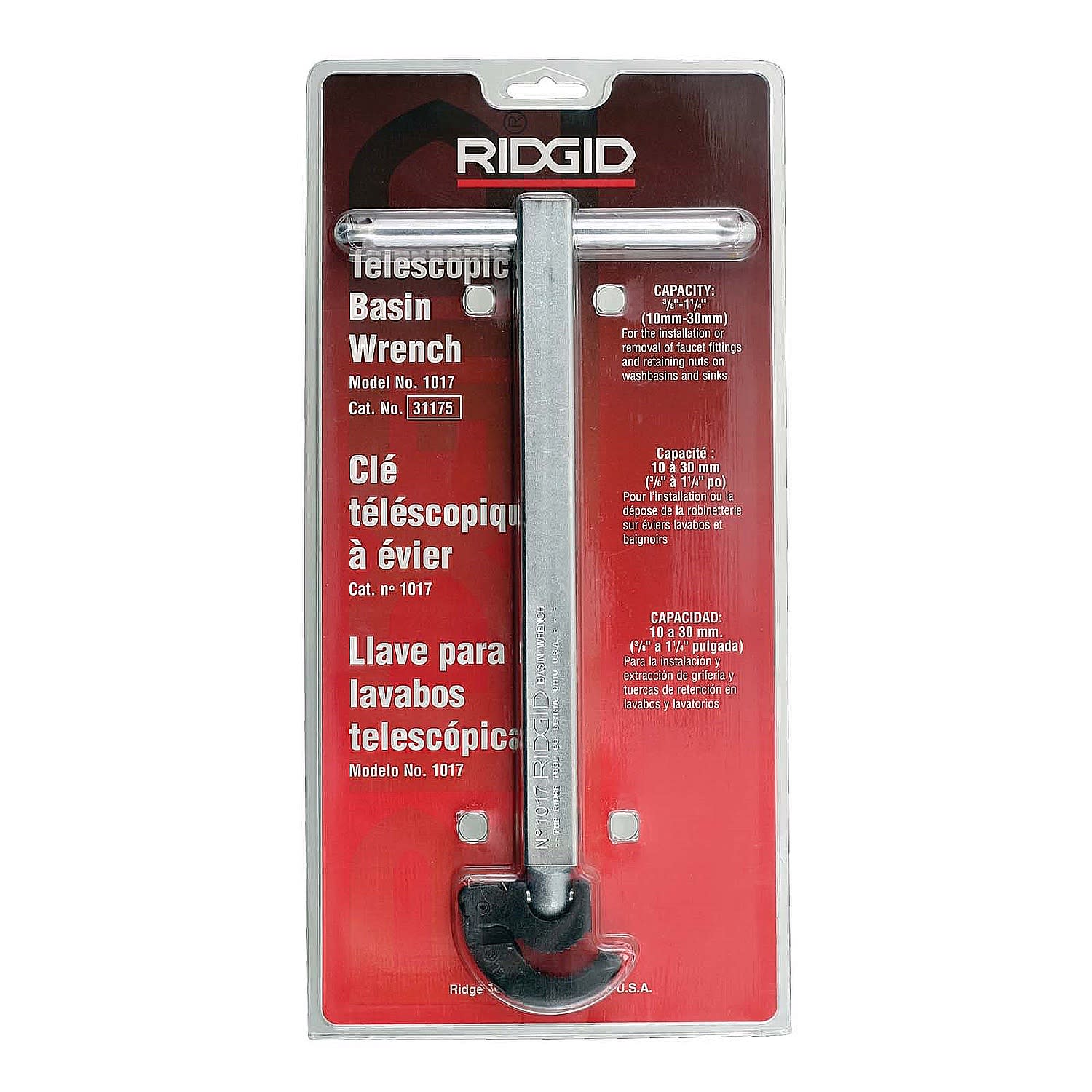 PPG 60878 for PlumbMaster Steel Telescoping Basin Wrench, 3/8 X 1-1/4