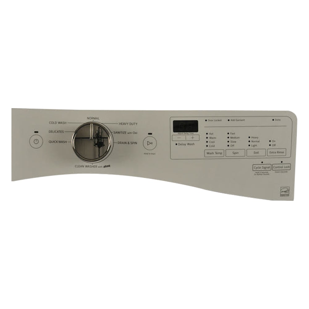 Whirlpool W10911022 Washer Panel-Cntl W10825110