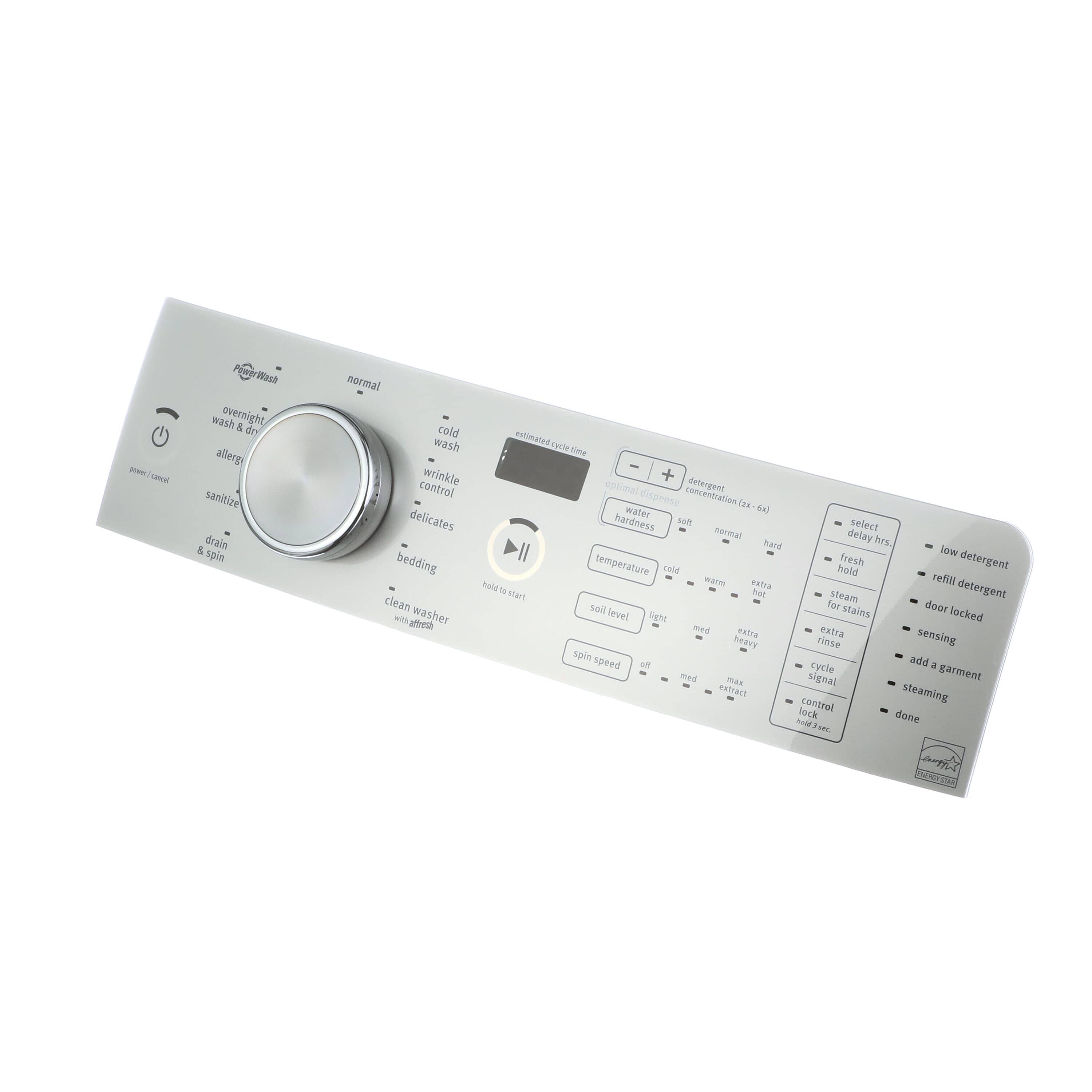 Whirlpool W10911043 Washer Panel-Cntl W10825106