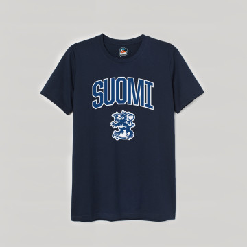 Suomi Junior Tee - Mörkblå