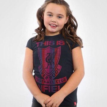 Girls TIA Tee - Navy