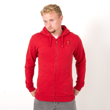 Zip Hoody - Red