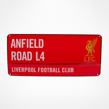 Katukyltti Anfield Road Punainen