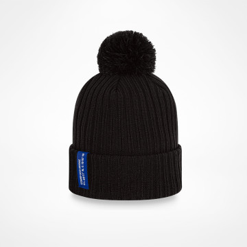 Bobble Beanie Hat Location - Black