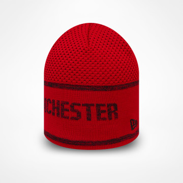 Skull Knit Hat - Red