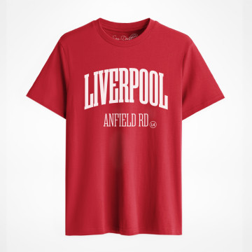 T-shirt Liverpool - Röd