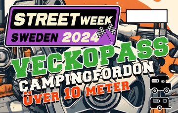 Veckopass Campingfordon över 10 meter