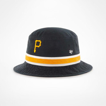 /'47 brand Pittsburgh Pirates striped 47 Bucket ha negro