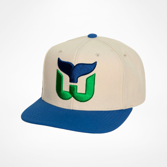 St. Louis Blues Vintage Hat Trick Blue Snapback - Mitchell & Ness cap