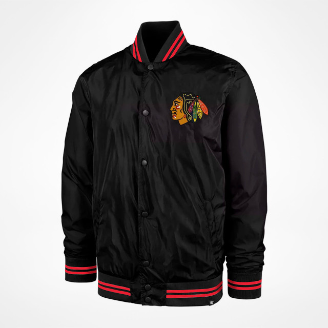 NHL Chicago Blackhawks Men's Varsity Bomber Jacket, Medium