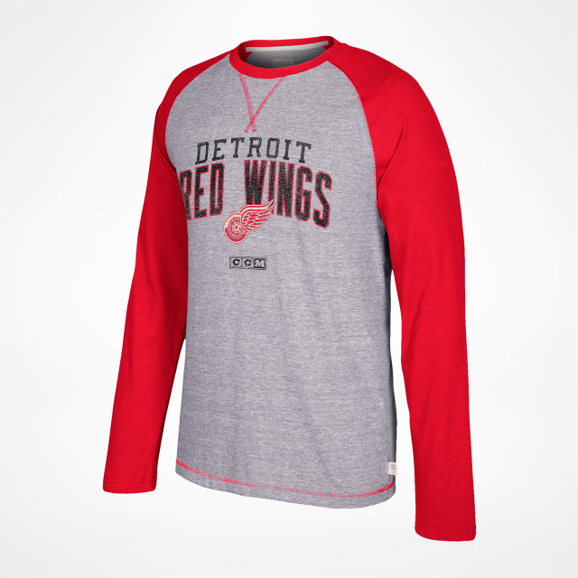 Detroit Red Wings Crew LS Shirt SupportersPlace Detroit Red Wings | NHL T skjorte | EMP