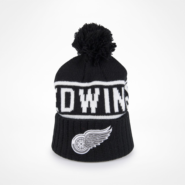 Mitchell /& Ness Reflective Patch Hi Five Pom Beanie Knit