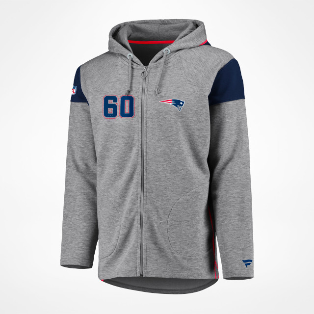 patriots full zip sweatshirt