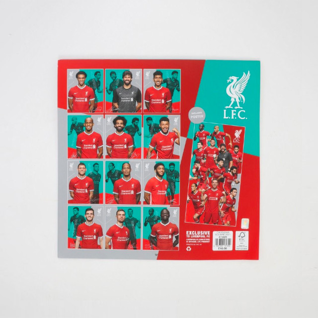 Liverpool FC Wall Calendar 2021 Sam Dodds