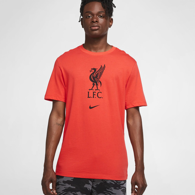 lfc nike mens black training ground tee