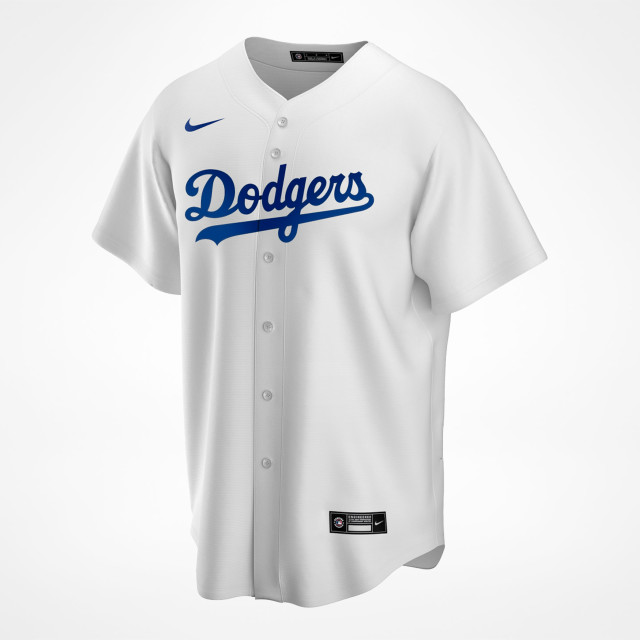Nike Nike Official Replica Home Jersey Los Angeles Dodgers White