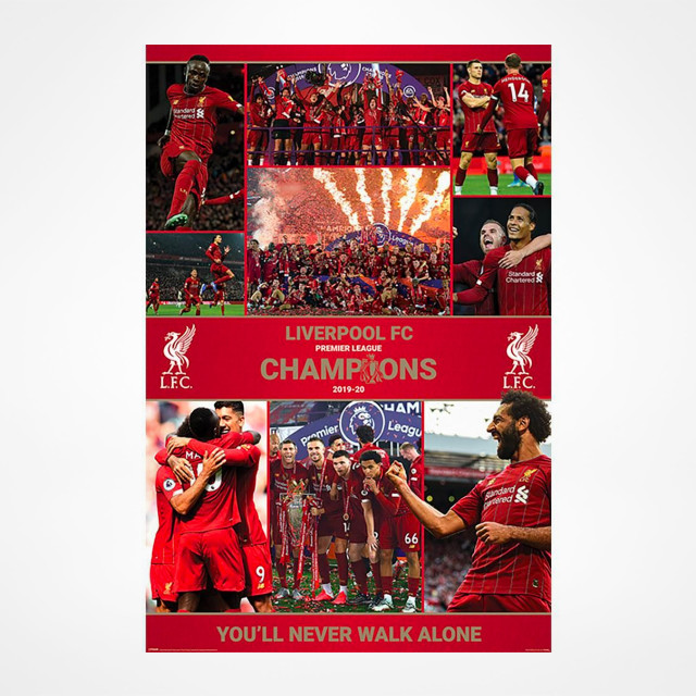 Liverpool FC Poster No 12 - PL Champions Sam Dodds