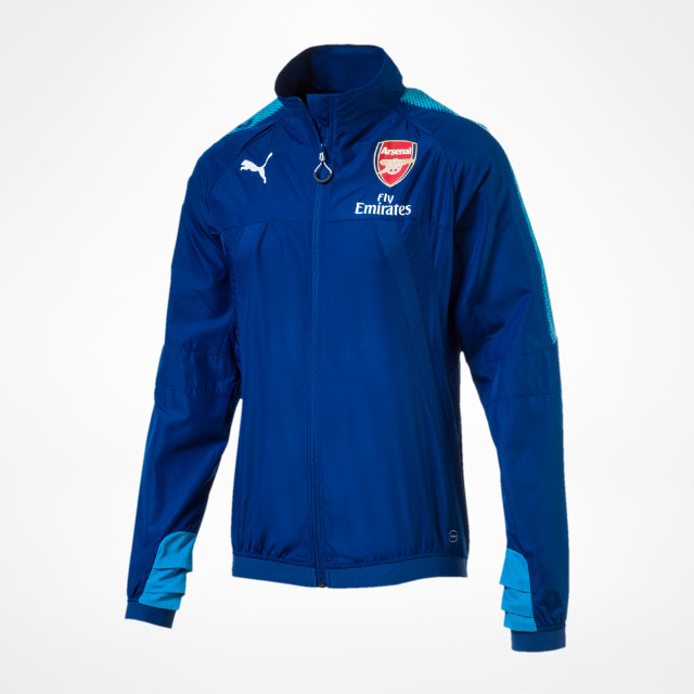 Arsenal Fc Stadium Jacket Blue Supporters Place