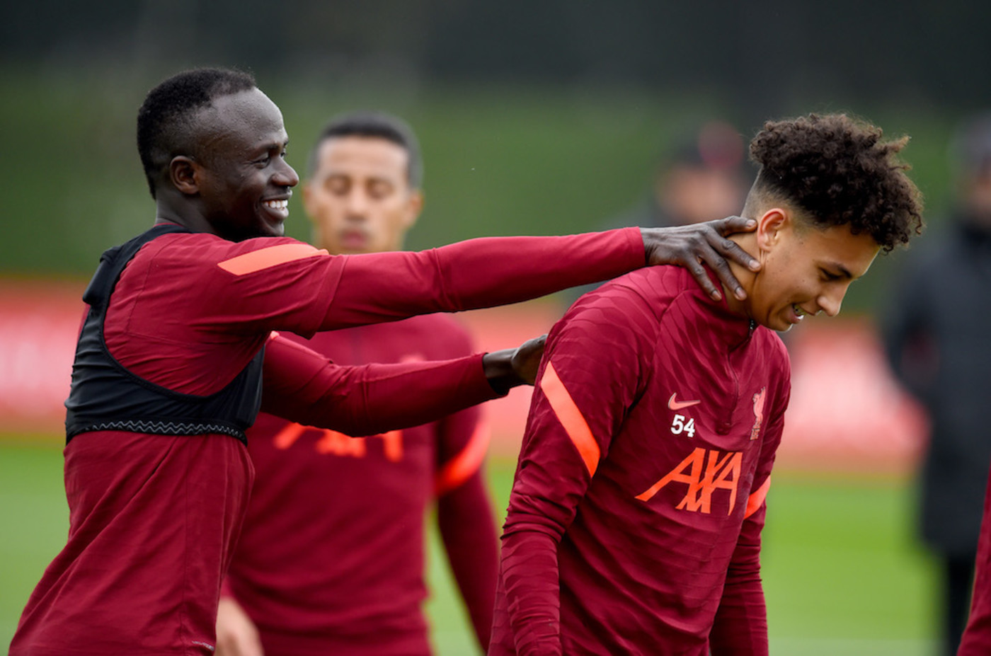 Bild till nyheten Bilder: Mané i lagträning