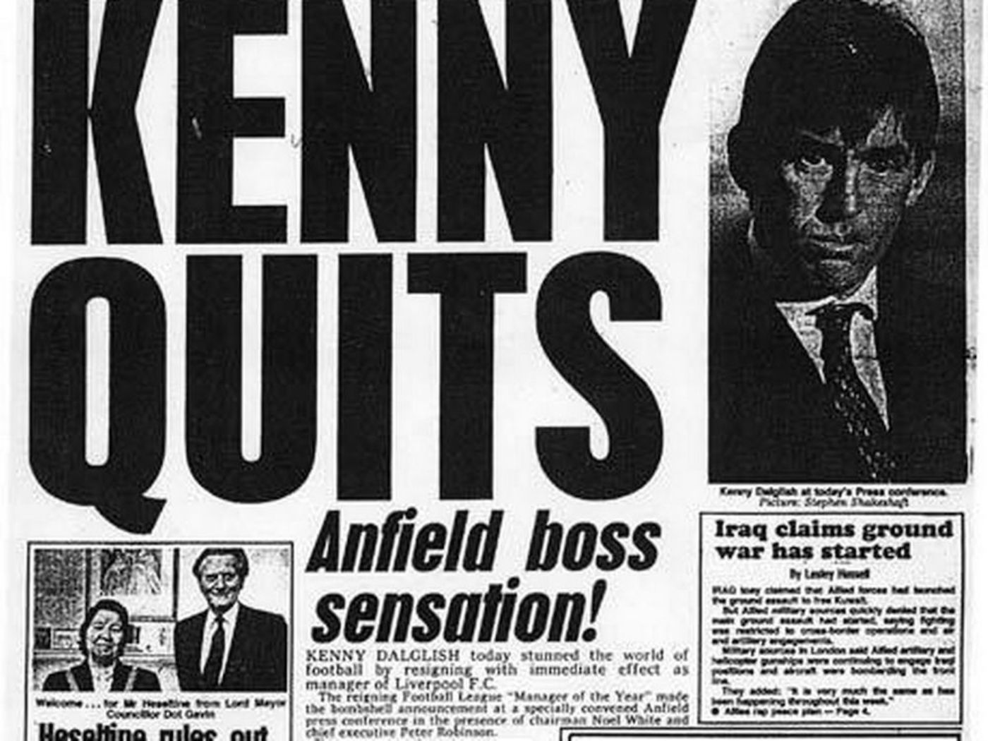 Bild till nyheten Dagen då King Kenny chockade fotbollsvärlden