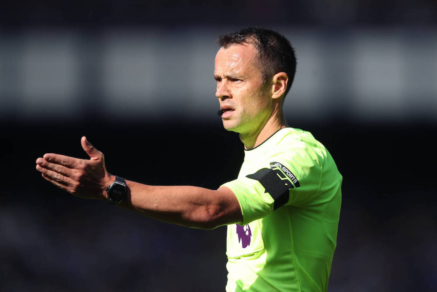 Här är domarteamet mot "Black Cats"